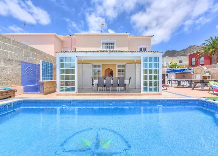 别墅 Teide Sol Con Piscina Climatizada, Playa Fanabe,