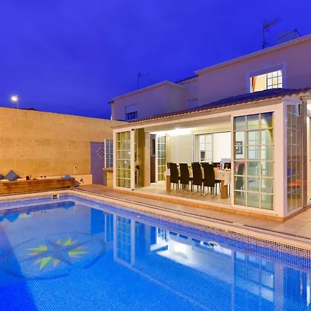 Villa Teide Sol Con Piscina Climatizada, Playa Fanabe,