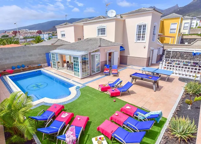 Teide Sol Con Piscina Climatizada, Playa Fanabe, Vila